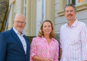 Das FDP-Fraktionsteam 2024 im Gemeinderat von Ludwigsburg, v.l.: Sebastian Haag (Fraktionsvorsitzender), Stefanie Knecht (stellv. Fraktionsvorsitzende), Jochen Eisele (Bild: Wolfgang Vogt)